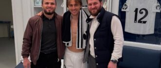 يلتقي عمر نورماغوميدوف مع كيليان مبابي ولوكا مودريتش